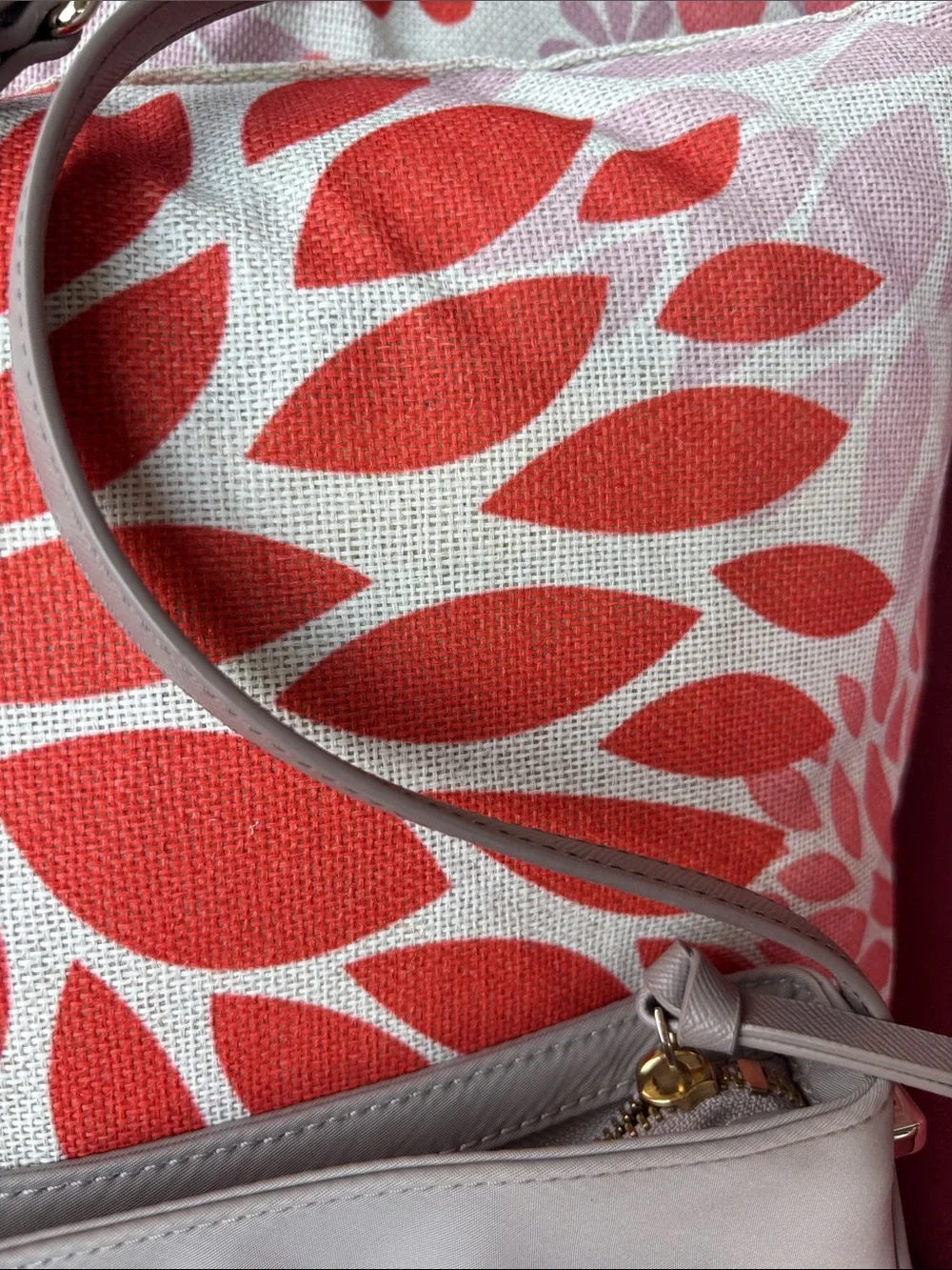 kate spade light taupe crossbody bag
